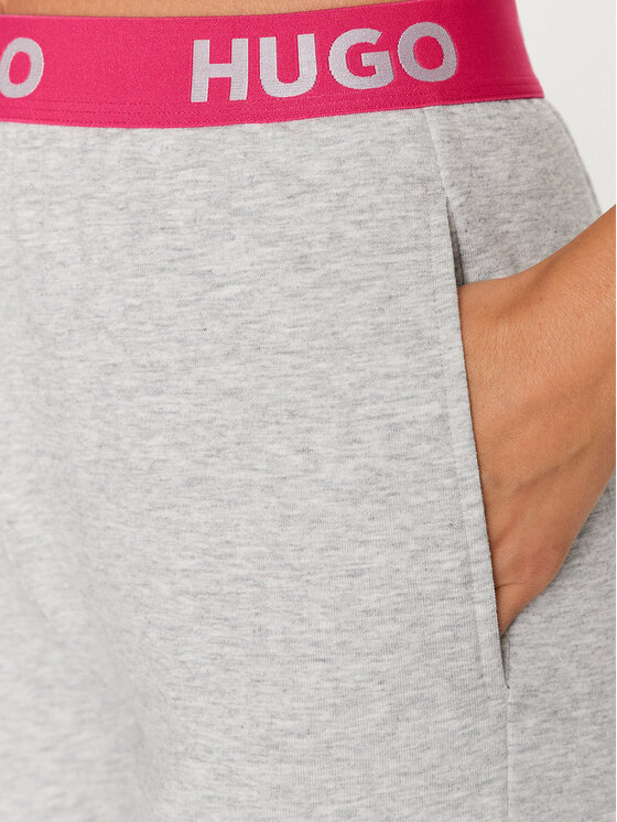 HUGO Hugo Pyjamahose Sporty Logo 50490598 Grau Regular Fit