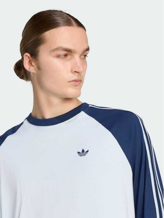 adidas adidas Longsleeve 161521 Niebieski jasny Loose Fit