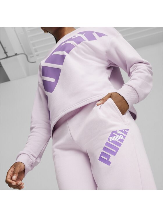 Puma Puma Spodnie dresowe 677895 Fioletowy Regular Fit