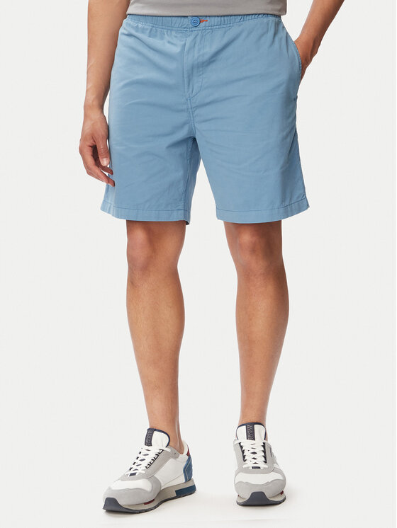 Napapijri Pantaloni scurți sport N-Hyperion NP0A4G5E Albastru Relaxed Fit