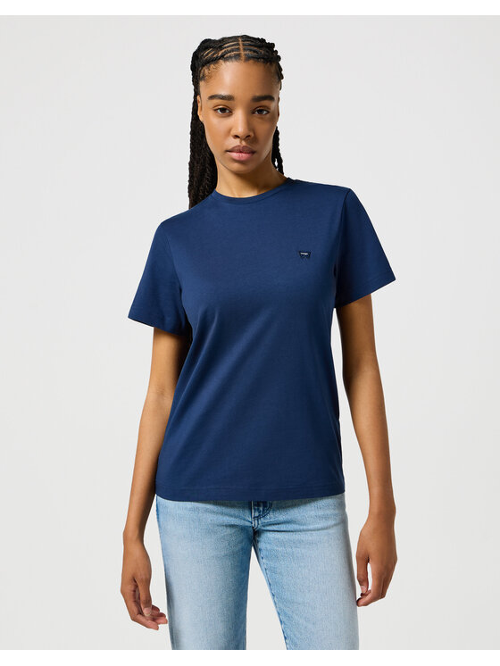 Wrangler Wrangler T-Shirt 112356454 Niebieski Regular Fit