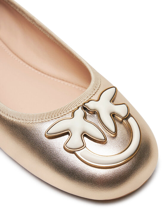 PINKO Pinko Baleriny Gioia 02 SD0111 P028 Złoty