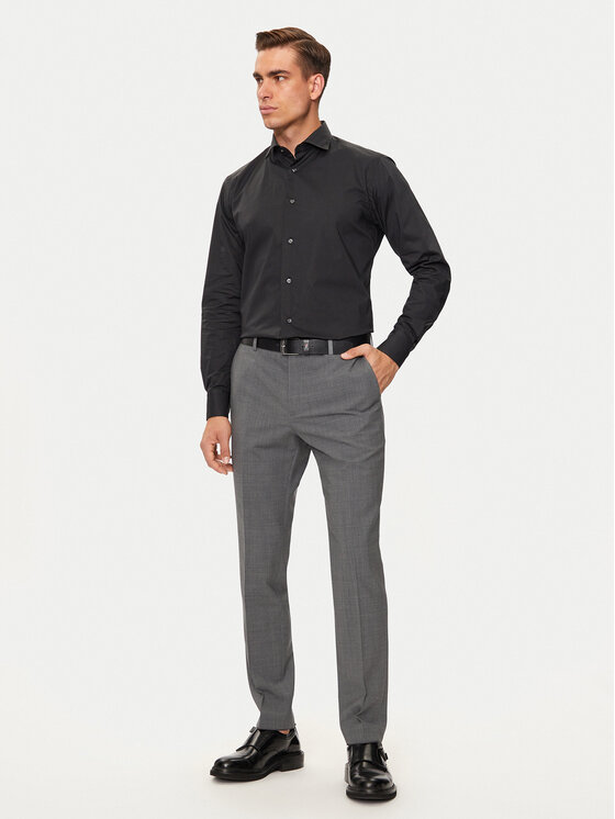 Liu Jo Liu Jo Koszula QXX011 T2662 Czarny Regular Fit
