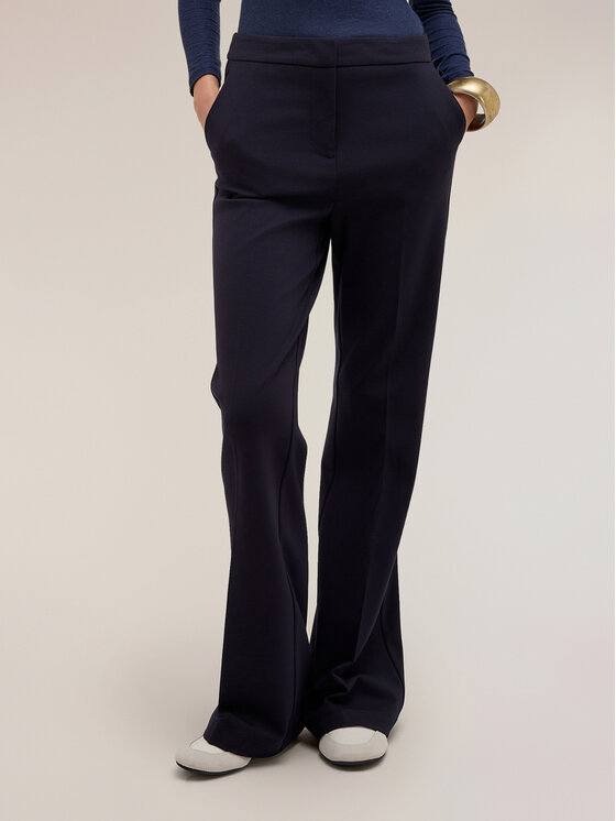 Motivi Motivi Spodnie materiałowe P09RQ005100N034 Niebieski Flare Fit