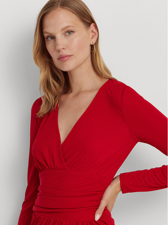 LAUREN RALPH LAUREN Lauren Ralph Lauren Sukienka codzienna 250918987002 Czerwony Regular Fit