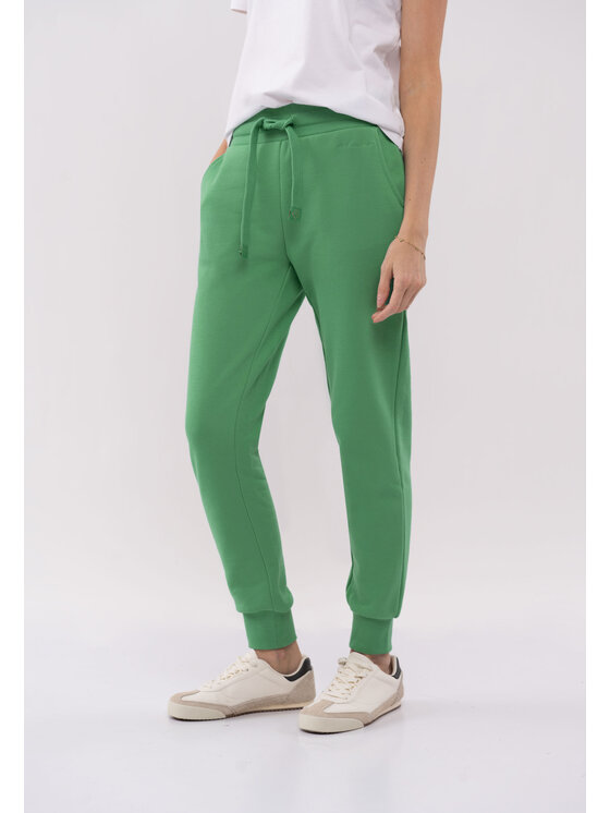 Volcano Volcano Spodnie dresowe N-VENIS Zielony Regular Fit