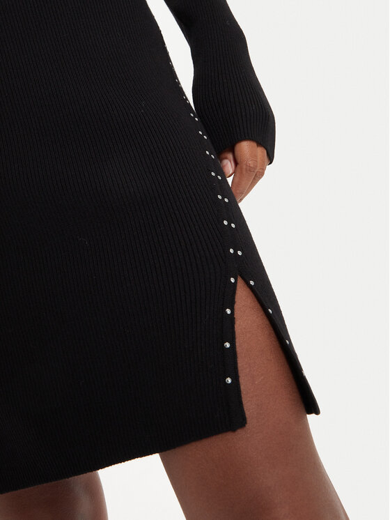 Morgan Morgan Trikotažinė suknelė 242-RMRITA Juoda Slim Fit