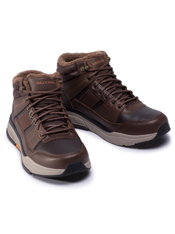 Skechers Skechers Trzewiki Voren 66199/BRN Brązowy