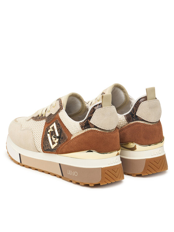 Liu Jo Liu Jo Sneakersy Maxi Wonder BF5009 PX684 Béžová