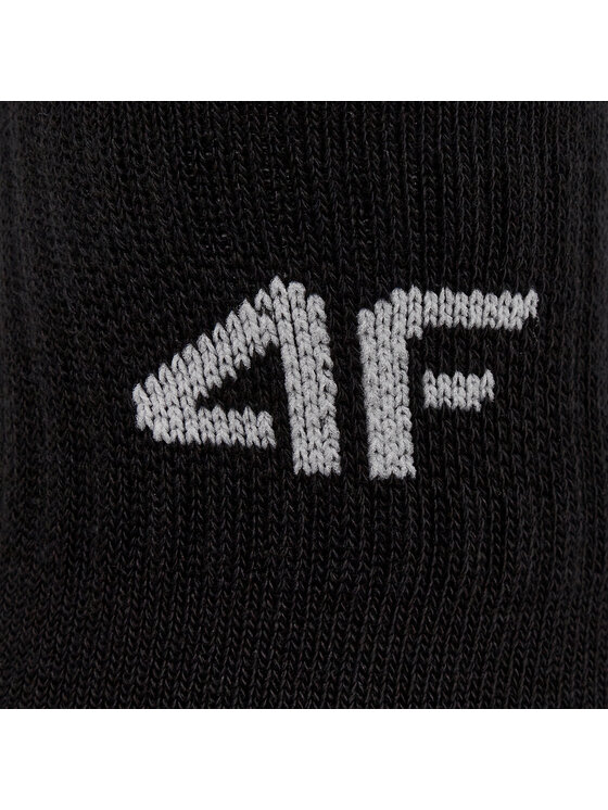 4F 4F Duge čarape 4FAW23USOCM205 Crna