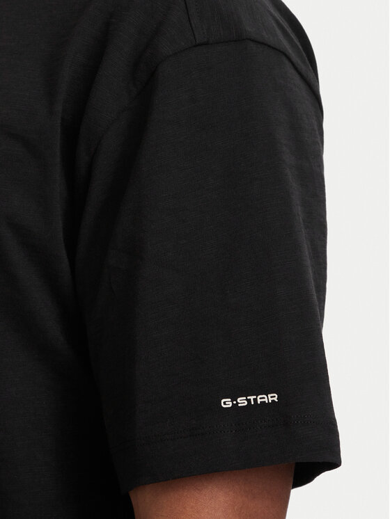 G-Star Raw G-Star Raw Tricou Coord D29344-C372 Negru Relaxed Fit