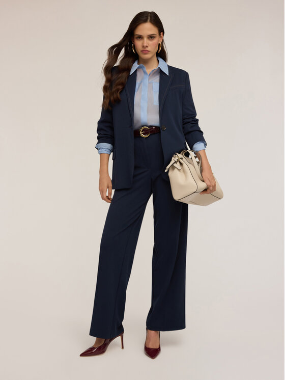 Motivi Motivi Giacca di transizione Q026W000043N034 Blu Regular Fit