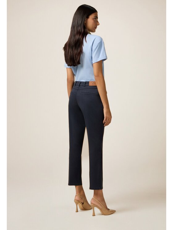 Oltre Oltre Pantaloni di tessuto P722R008636N034 Blu Regular Fit