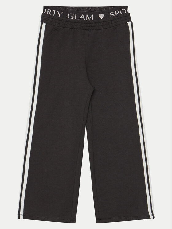 Original Marines Teplákové nohavice DEA3625F Čierna Wide Leg