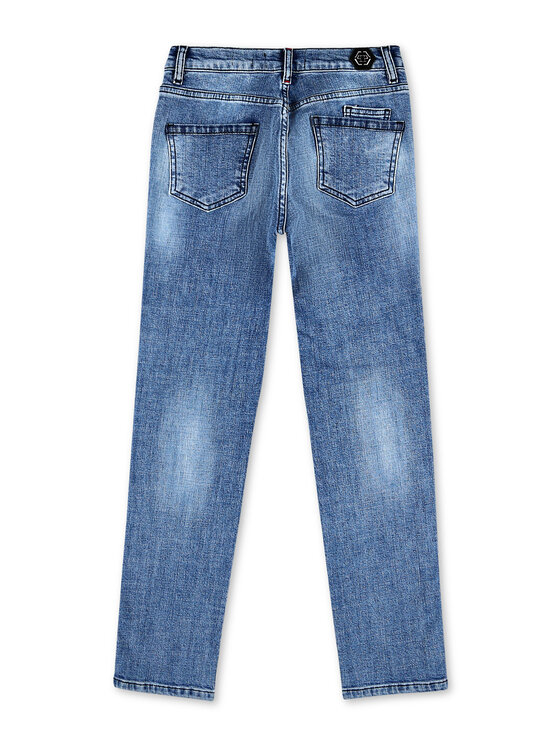 PHILIPP PLEIN PHILIPP PLEIN Jeansy 26699 Błękitny Straight Fit