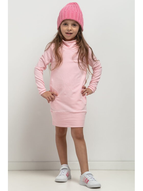 Tessita Tessita Sukienka codzienna SUKIENKA MMD37_4_98 Różowy Regular Fit