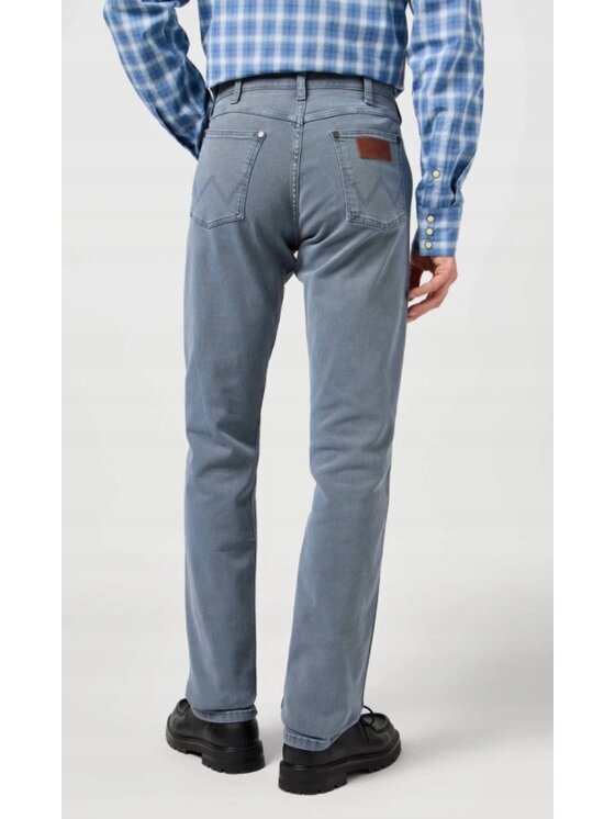 Wrangler Wrangler Jeansy Greensboro Szary Regular Fit
