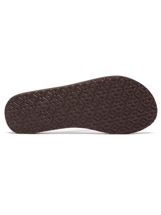 Tory Burch Tory Burch Šlepetės per pirštą Metallic Leather Flip Flop 54890 Sidabrinė