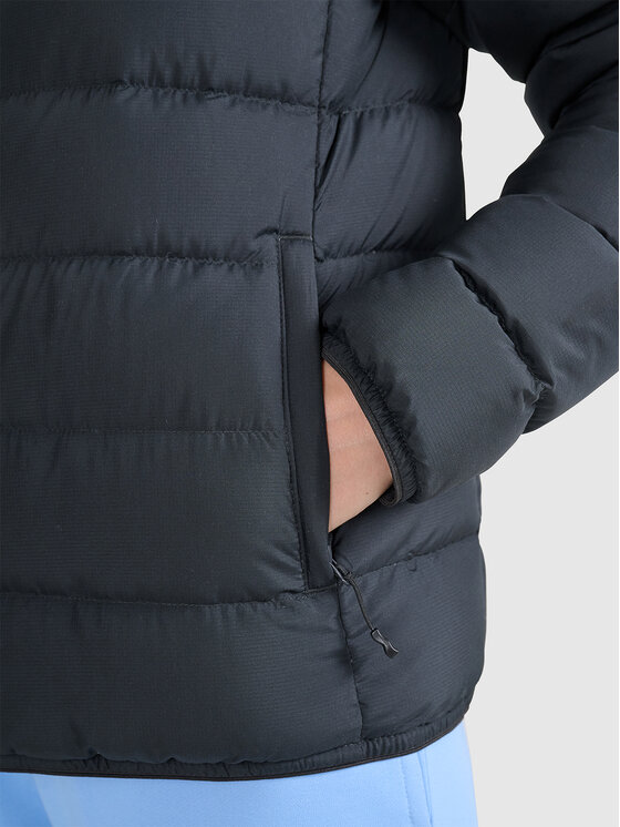 4F 4F Kurtka puchowa NATURAL (DOWN) WARMTH Czarny Regular Fit