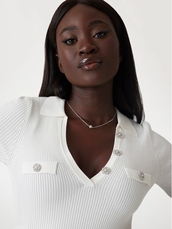 Guess Guess Vestito da giorno 171135 Bianco Classic Fit