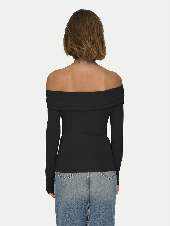 ONLY ONLY Bluse Fayola 15339435 Schwarz Slim Fit
