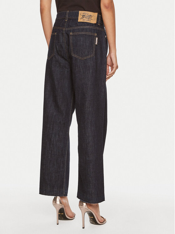 Just Cavalli Just Cavalli Jeans hlače 77PAB5C4 Mornarsko modra Straight Fit