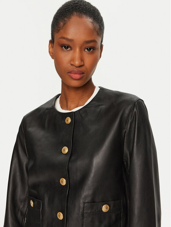 Tommy Hilfiger Tommy Hilfiger Odinė striukė WW0WW43781 Juoda Regular Fit