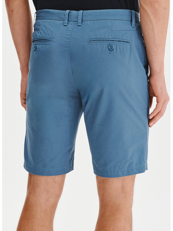 Pako Lorente Pako Lorente Szorty materiałowe P25SN-WS-007 Niebieski Classic Fit