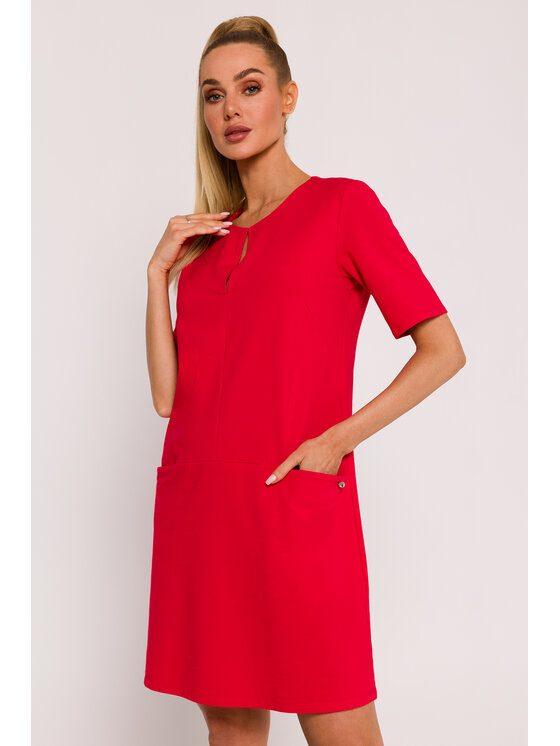 Made of Emotion Made of Emotion Abito da sera M788 Rosso Generous Fit
