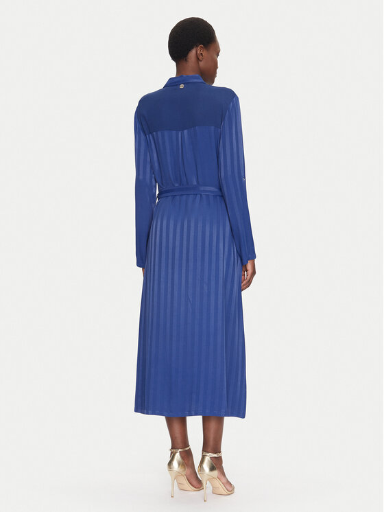 Fracomina Fracomina Hemdkleid FS25SD3002W413N8 Blau Regular Fit