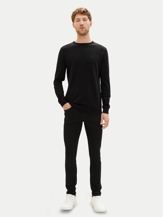 Tom Tailor Džínsy Troy 1021160 Čierna Slim Fit