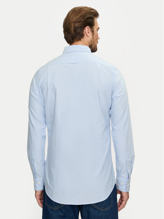 Gant Gant Koszula 3000202 Błękitny Slim Fit