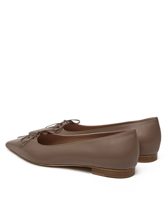 MALONE SOULIERS MALONE SOULIERS Balerinke Hedy Flat 10-2 Rjava