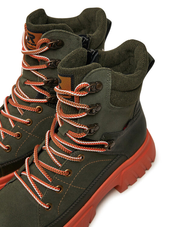 Rieker Revolution Lifestyle Rieker Revolution Lifestyle Škornji W1871-54 Zelena