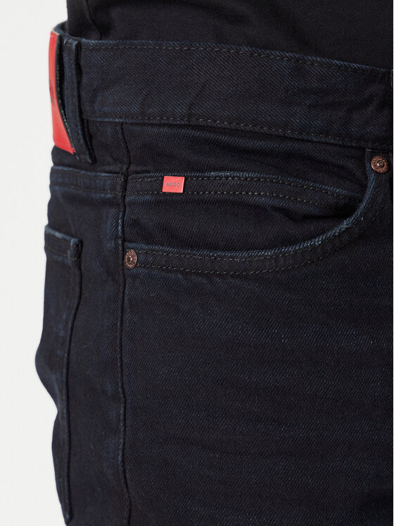 HUGO HUGO Jeans hlače 50542677 Mornarsko modra Slim Fit