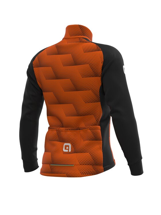 Alé Cycling Alé Cycling Kurtka outdoor Solid Sharp Pomarańczowy Regular Fit