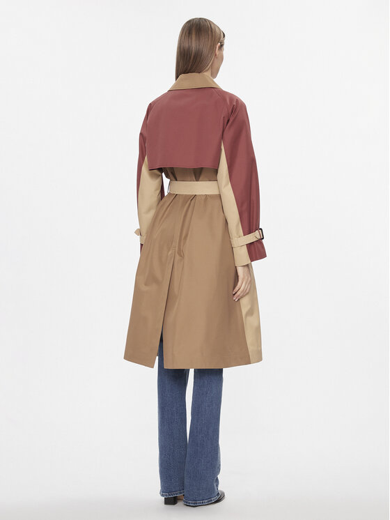 Weekend Max Mara Weekend Max Mara Trench Canasta 2415021021 Beige Regular Fit