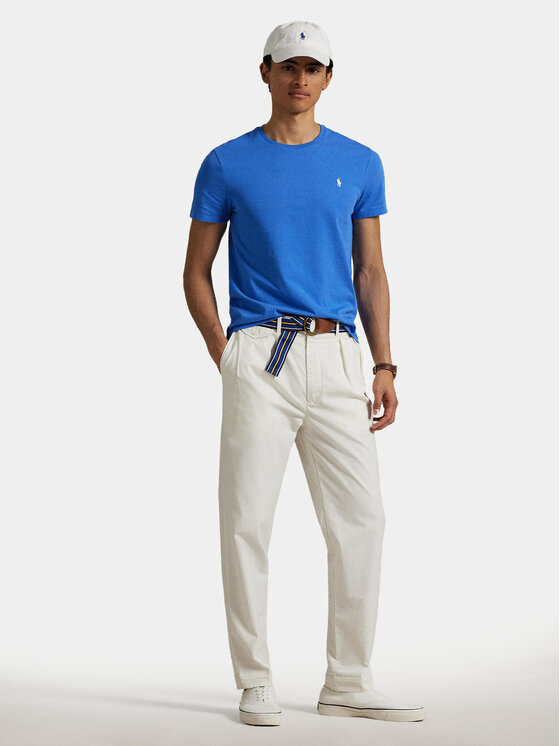 Polo Ralph Lauren Polo Ralph Lauren Majica 710671438411 Modra Slim Fit