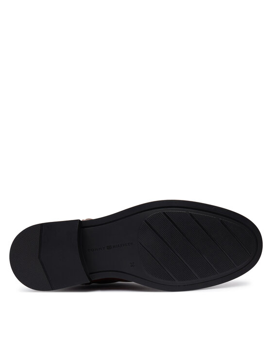 Tommy Hilfiger Tommy Hilfiger Kozaki Th Buckle Leather Knee Boot FW0FW09572 Brązowy