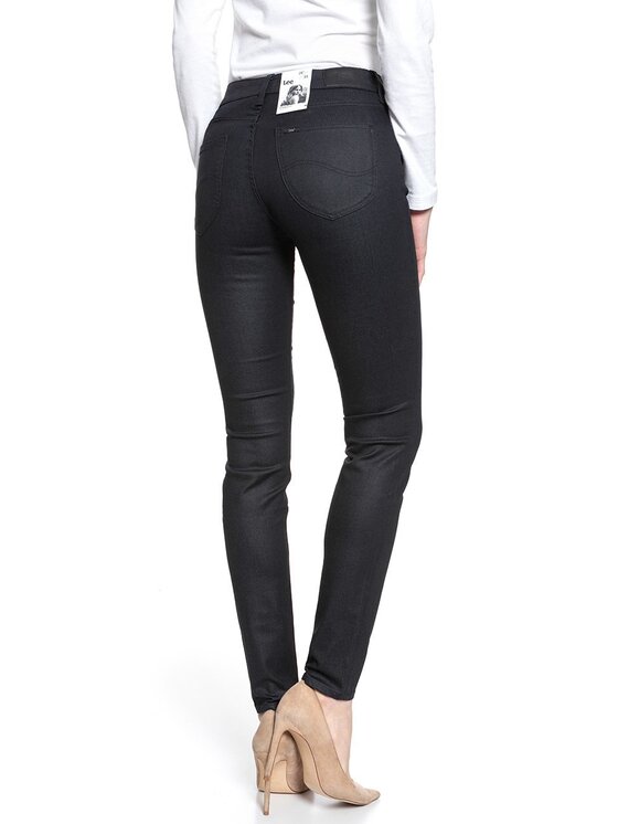 Lee Lee Jeansy SCARLETT Czarny Skinny Fit