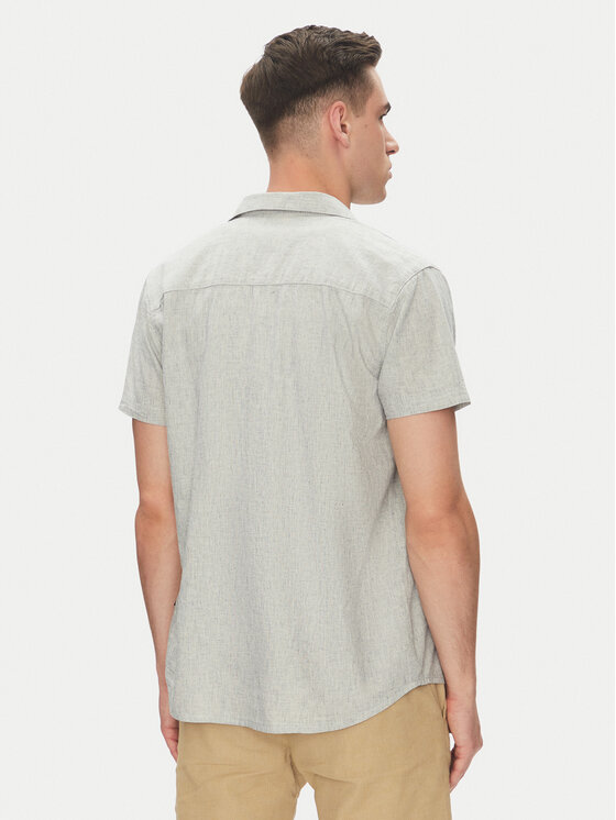 INDICODE INDICODE Cămașă Giulionus 20-402 Gri Regular Fit