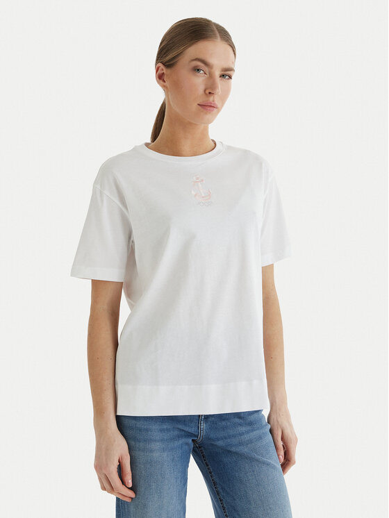 JOOP! Tricou Tino 30102419 Alb Regular Fit