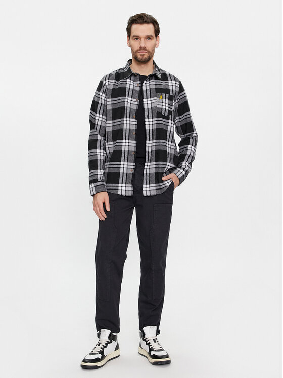 Brave Soul Brave Soul Jeans hlače MJN-OSLOBLACK Črna Loose Fit