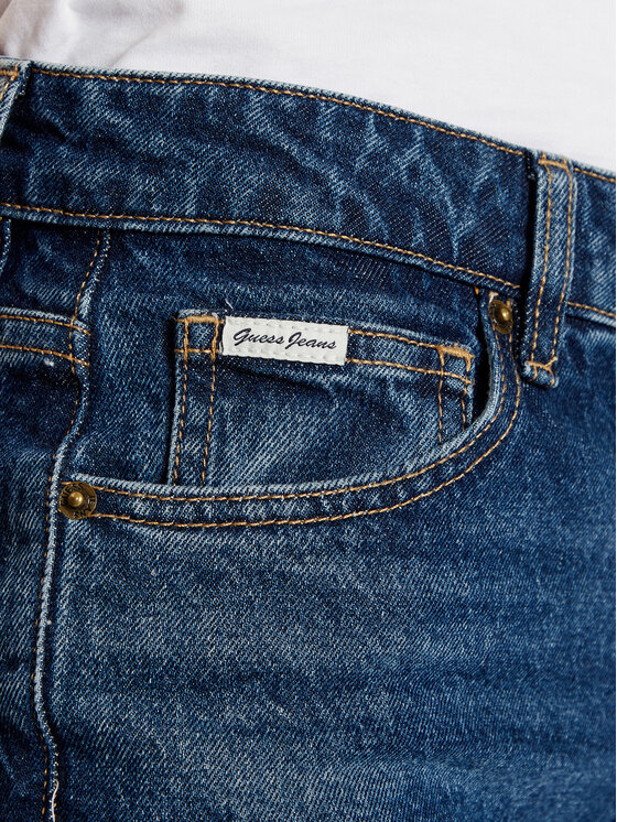 Guess Jeans Guess Jeans Jeans hlače W5RA1S D5M44 Mornarsko modra Regular Fit