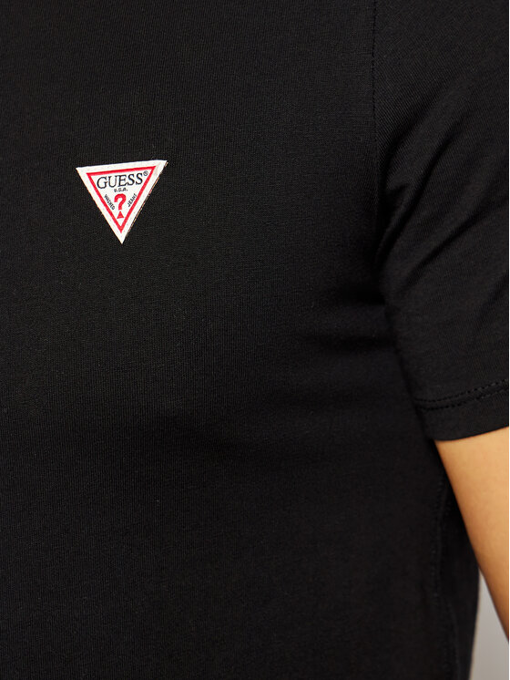 Guess Guess T-krekls M1RI37 I3Z11 Melns Slim Fit