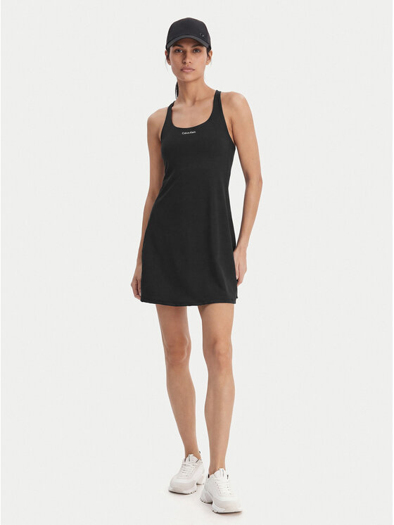 Calvin Klein Performance Calvin Klein Performance Každodenné šaty Icon LVGWS6D903 Čierna Regular Fit