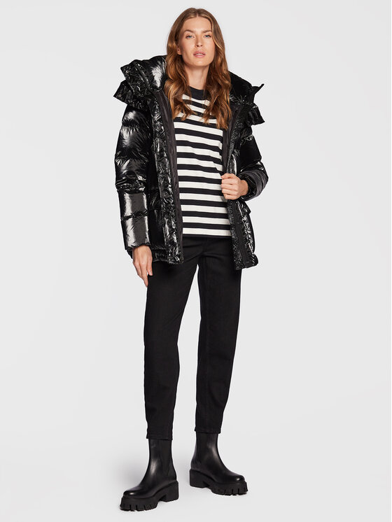 Blauer Blauer Daunenjacke BLDC03210 006364 Schwarz Regular Fit