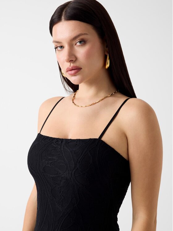 Guess Guess Igapäevane kleit 182758 Must Classic Fit