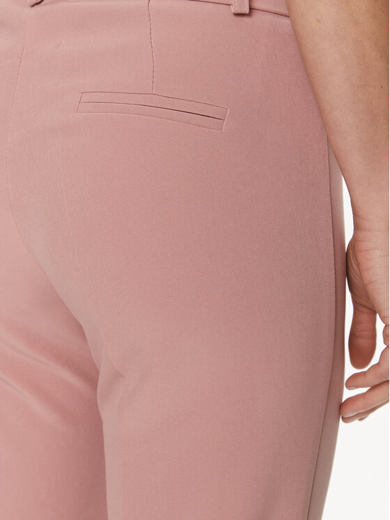 Maryley Maryley Hlače iz tkanine 24EB52Z/43BH Roza Regular Fit