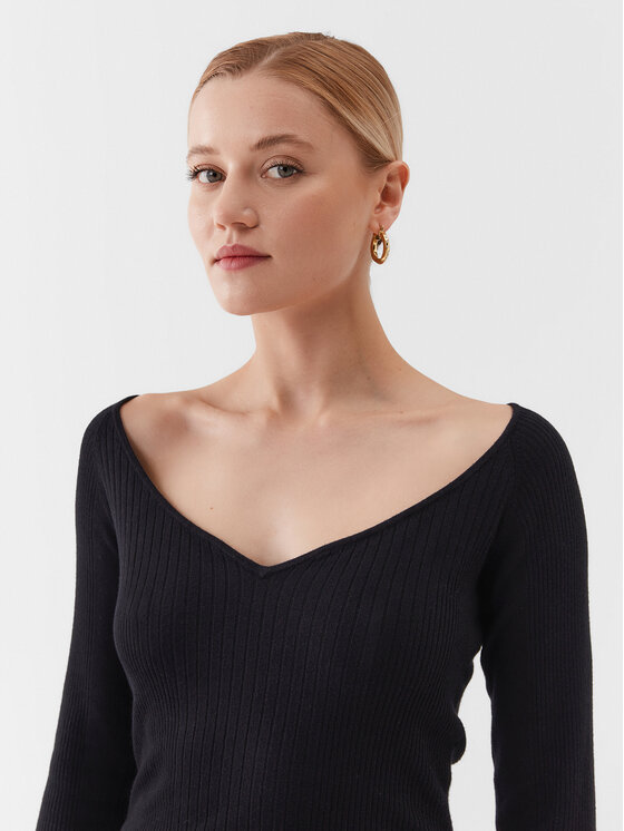 Guess Guess Πουλόβερ W3YR25 Z37J2 Μαύρο Regular Fit